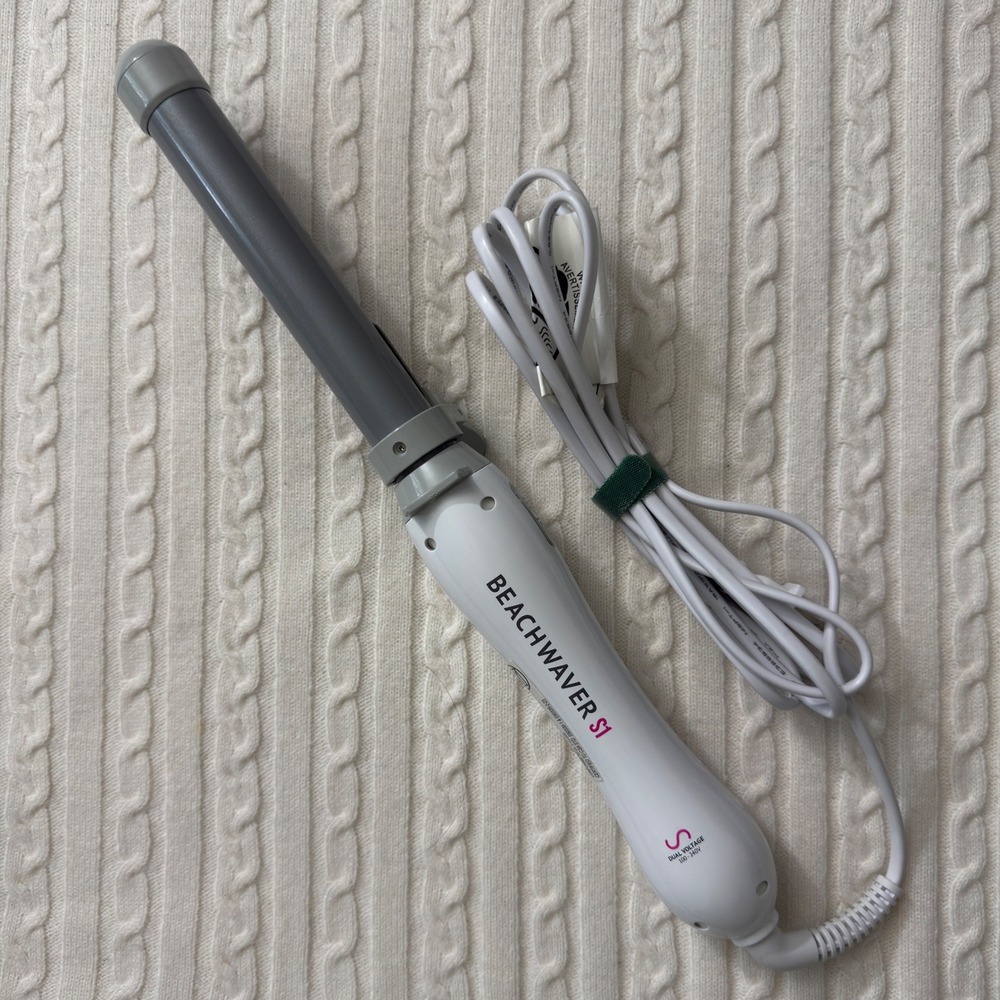 Beachwaver S1 Rotating Curling Iron – 1" Barrel, Dual Voltage